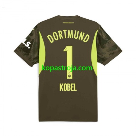 Billiga Fotbollströjor Borussia Dortmund Gregor Kobel 1 Målvakt Borta tröja 2024/25 Kortärmad